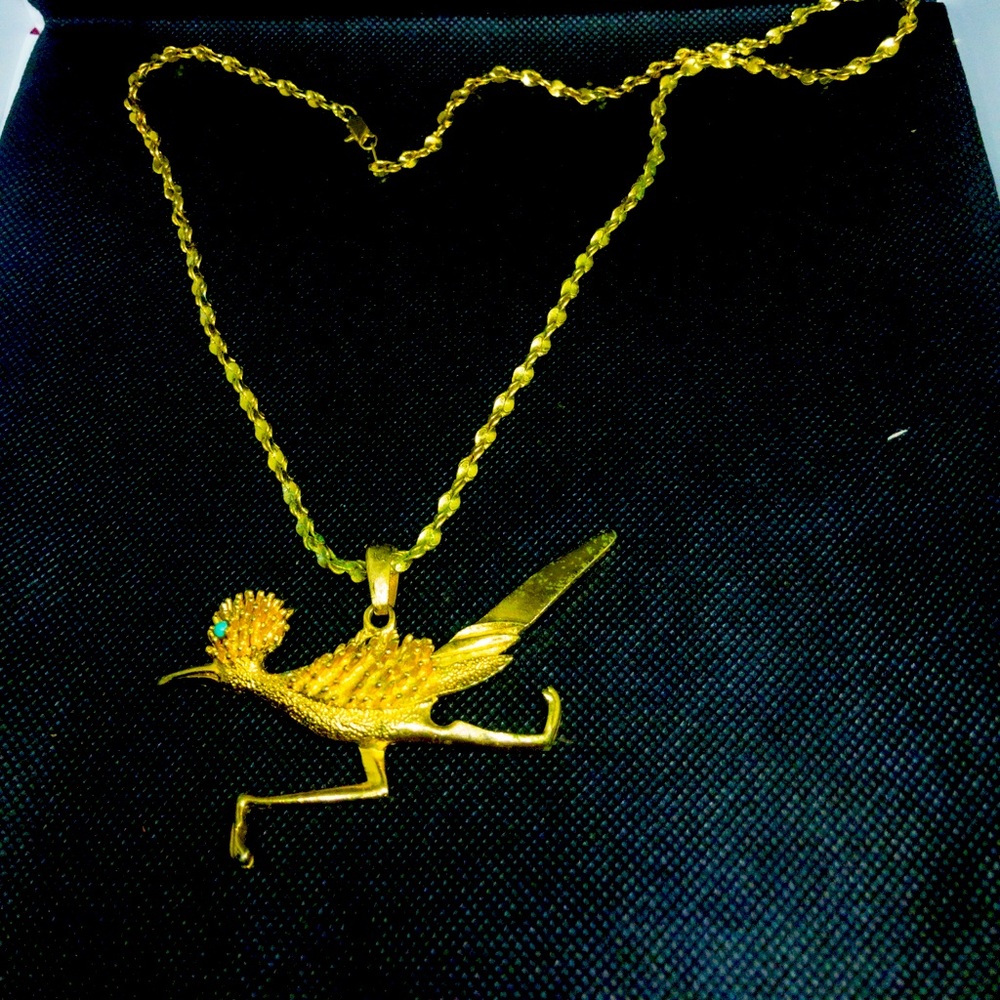 Vintage Crane necklace